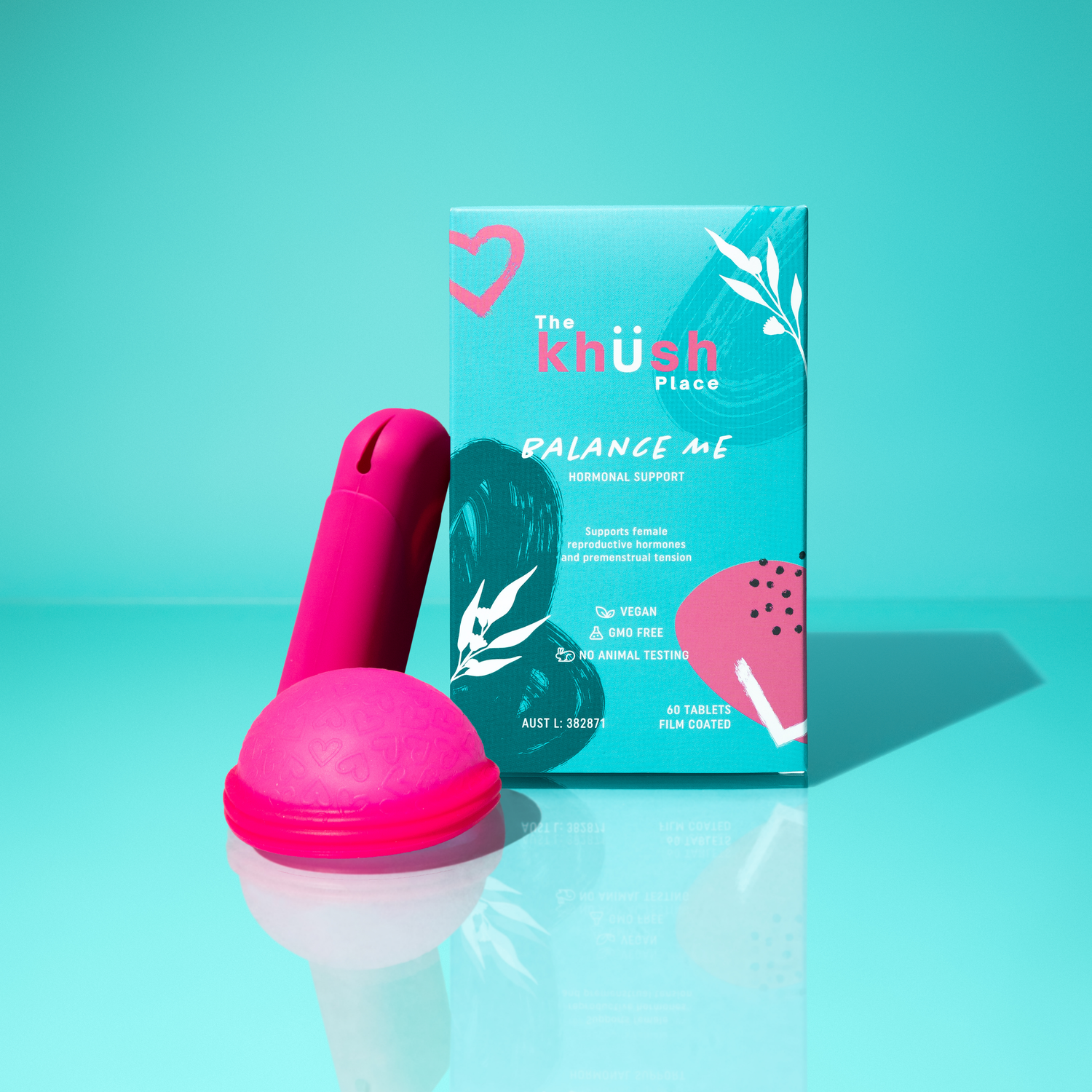 Menstrual disc with &